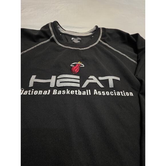 Miami Heat Men's Size Xl Longsleeve Black Shirt - Picture 3 of 6